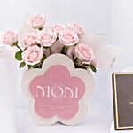 Mom Floral And Chocolate Gift Set