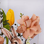 Bunny Glass Flower Box