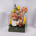 Bunny Glass Flower Box