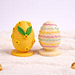 Easter Floral and Pastel Chocolate Egg