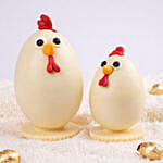 Cute Chick Easter Chocolate Egg