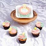 Easter Vanilla Cupcake and Bento Cake Set