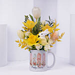 Easter Daffodils In Mug