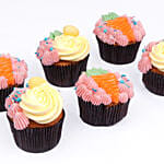 Easter Charm Red Velvet Cupcakes