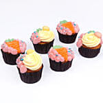 Easter Charm Red Velvet Cupcakes
