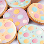 Easter Pastel Polka Dot Cookies
