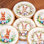 Easter Bunny Printed Cookies