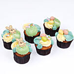 Easter Bunny Vanilla Cupcakes