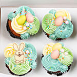 Easter Bunny Vanilla Cupcakes
