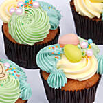 Easter Bunny Vanilla Cupcakes