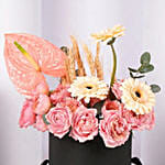 Peach Whisper Floral Box