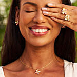 Caroline Svedbom Butterfly Swarovski Crystal Necklace