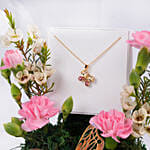 Caroline Svedbom Butterfly Swarovski Crystal Necklace