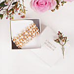 Caroline svedbom Swarovski Pearl Crystal Cuff Bracelet