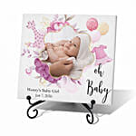 New Born Baby Girl Photo Frame