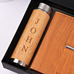Engraved Wooden Executive Stationery Gift Box
