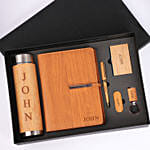 Engraved Wooden Executive Stationery Gift Box