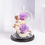 ورد دائم بنفسجي للأم