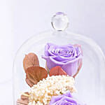 ورد دائم بنفسجي للأم