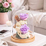 ورد دائم بنفسجي للأم