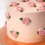 كيك عيد الأم بتلات السعادة بالردفلفت