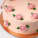 كيك عيد الأم بتلات السعادة بالردفلفت نص كيلو