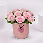 Blushing Roses For Mom