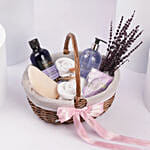 Lavender Spa Mothers Day Gift Basket