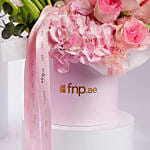 Luxury Pink And White Flower Box