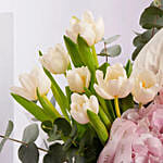 Luxury Pink And White Flower Box