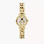 Fossil Gold Tone Watch And Bracelet Gift Set for Her