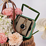 Fossil Gold Tone Watch Gift basket for Her