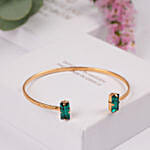 Caroline Svedbom Baguette Bracelet Emerald for Her