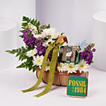 Fossil Watch Gift Basket for Her