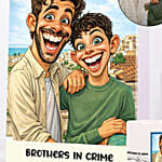 Brothers in Crime Caricature and Mug Set