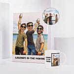 Legends in the Making Caricature and Mug Set