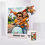 Perfect Duo Caricature and Mug Set