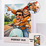 Perfect Duo Caricature and Mug Set