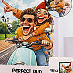 Perfect Duo Caricature and Mug Set