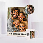 The Original Crew Caricature and Mug Set