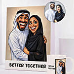 Better Together Caricature and Mug Set