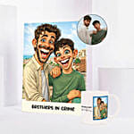 Brothers in Crime Caricature and Mug Set