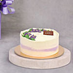 September Birthday Aster Flower and Cake Combo