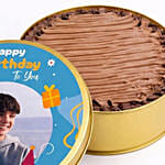 Personalized Birthday Tin Cake half Kg