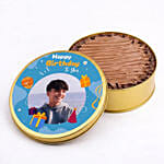 Personalized Birthday Tin Cake One Kg