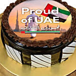 UAE Pride Chocolate Cake