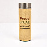 Emirates Pride Wooden Flask