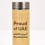 Emirates Pride Wooden Flask