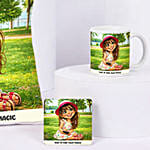 She Is Her Own Magic Cushion Mug Set