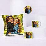 Happiness Is Where My Sister Is Cushion Mug Set